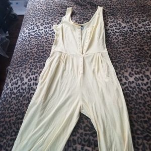 🔥🔥Canary Yellow Jumpsuit w/ pockets🔥🔥